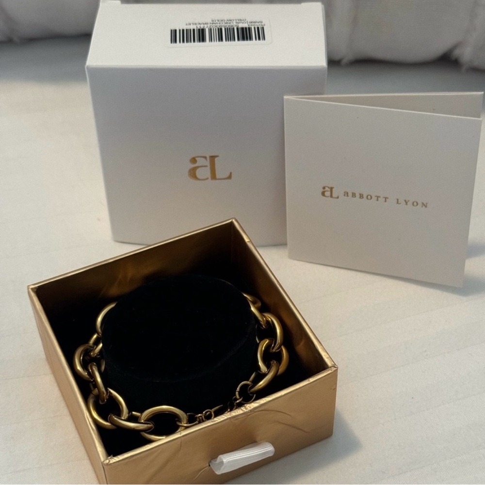 Abbott Lyon Gold Link Bracelet